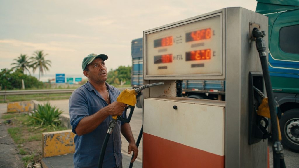 Diesel no Brasil reflete petróleo a US$ 140, não US$ 72. Margens de refino na Europa batem recorde e pressionam preços, inflação e logística nacional.