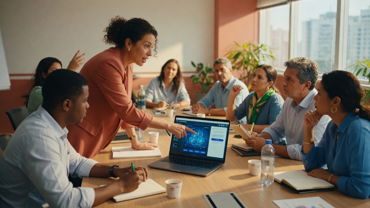 Estudo de Stanford com 51 casos mostra que empresas gastam 10x mais em gestão de mudança do que em tecnologia de IA. Organização, não tecnologia, é o gargalo.