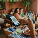 Pix alcança 20,5% dos pagamentos em bares e restaurantes, crescendo principalmente entre pequenos negócios. Dinheiro em espécie cai para 8,3% das transações.