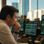 Ibovespa sobe 0,21% e dólar avança 0,22% às 14h desta quarta-feira (26). Entenda o que significa essa alta moderada nos dois principais indicadores do mercado brasileiro.