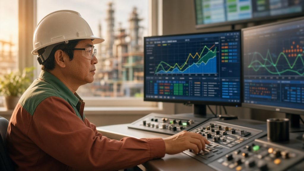 Sinopec lucra US$ 4 bi no 1º semestre com petróleo a US$ 126, mas governo chinês limita repasse de preços. Entenda o impacto para o Brasil e a Petrobras.