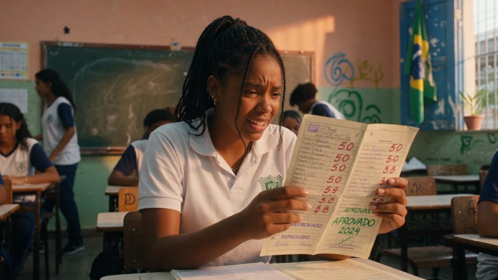 Rio tem pior aprendizagem do país no ensino médio, mas Ideb sobe após flexibilizar aprovação. Taxa saltou de 80% para 91%, enquanto desempenho caiu.