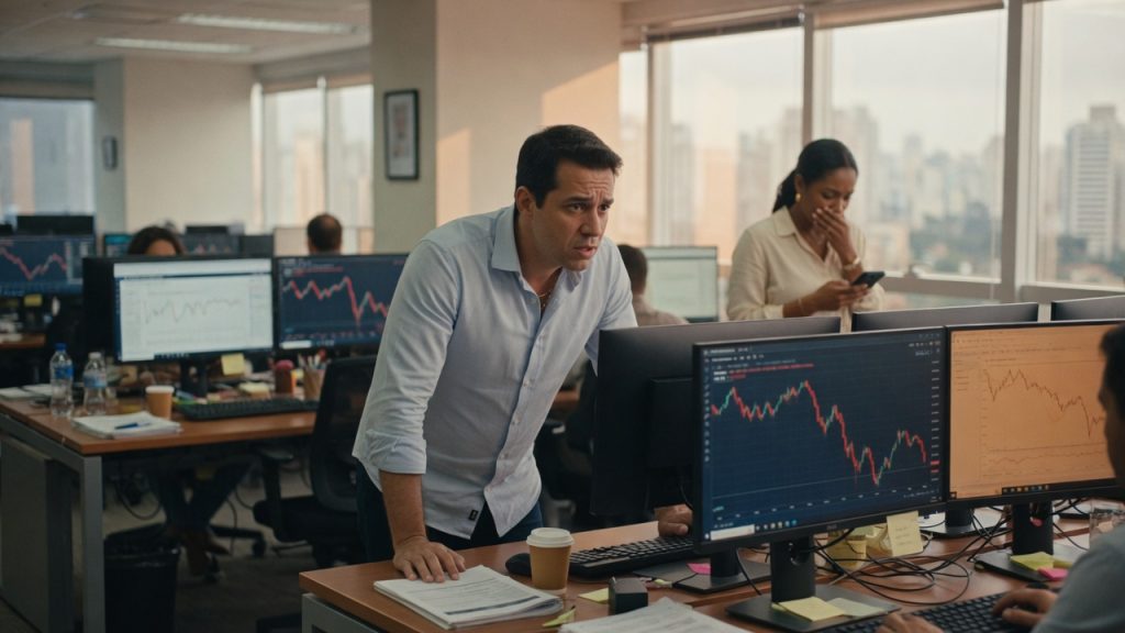 Ações da SpaceX caem 11% apesar de manter Bitcoin. Mercado reage a gastos de capital e vencimento de lockup. Entenda o impacto para investidores brasileiros.