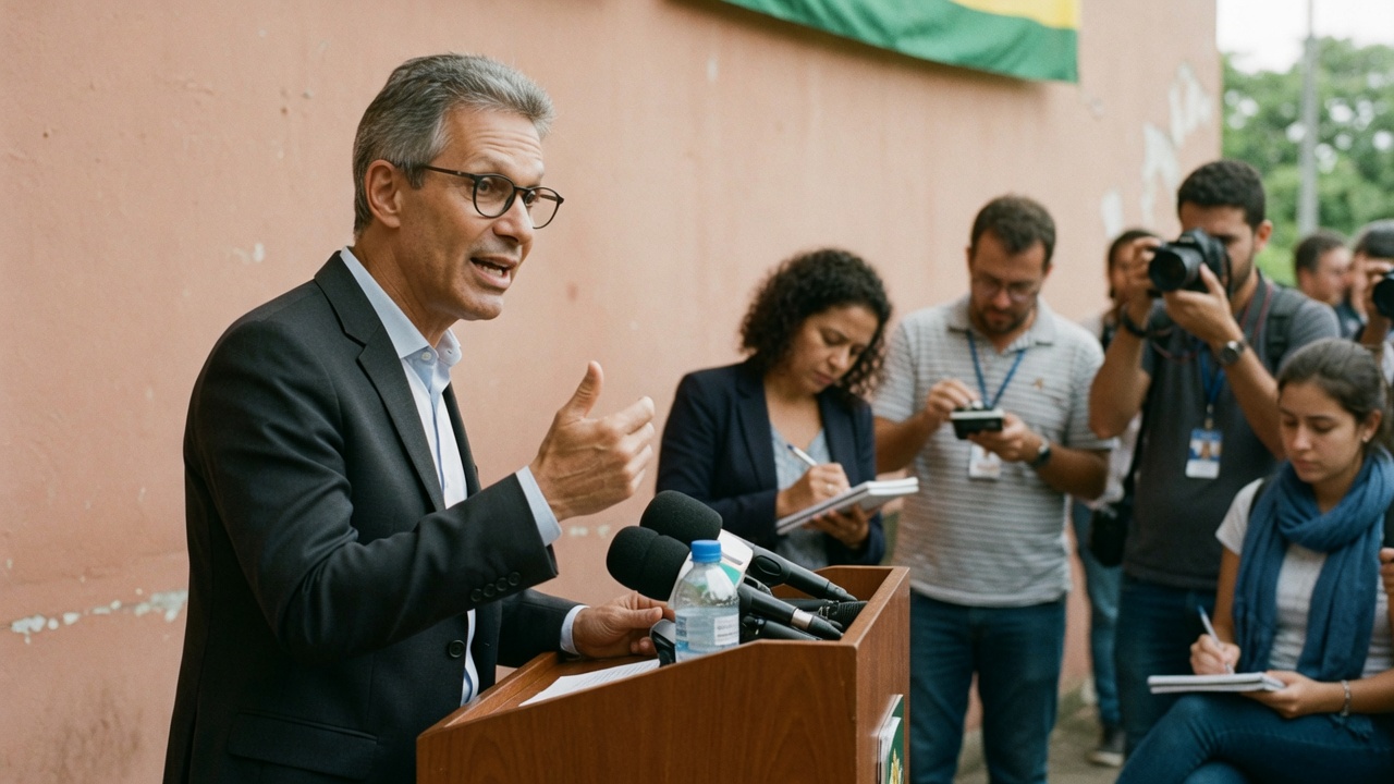 Checagem de entrevista de Romeu Zema revela declarações falsas sobre corrupção e barragens em Minas. Operação Rejeito expôs esquema bilionário no governo.