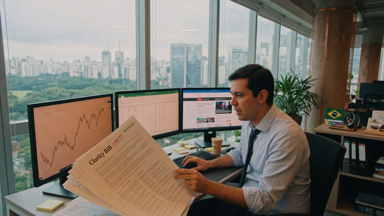 CIO da Bitwise afirma que mercado cripto resistirá mesmo sem aprovação do projeto Clarity no Senado americano. Entenda o impacto para investidores brasileiros.