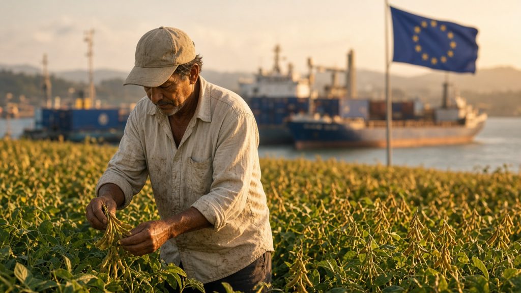 Brasil foi o único entre os cinco maiores parceiros da UE a ampliar exportações agroalimentares até julho, com 11,2 bilhões de euros e 10% do mercado.