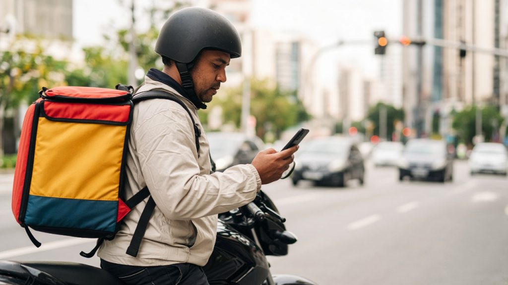 Brasil tem 2 milhões de trabalhadores em apps. Eles trabalham mais horas, ganham menos por hora e enfrentam informalidade de 72%, segundo o IBGE.