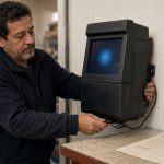 Albuquerque bane caixas eletrônicos de Bitcoin após relatos de que 90% das transações estão ligadas a fraudes. Entenda o impacto para o Brasil.