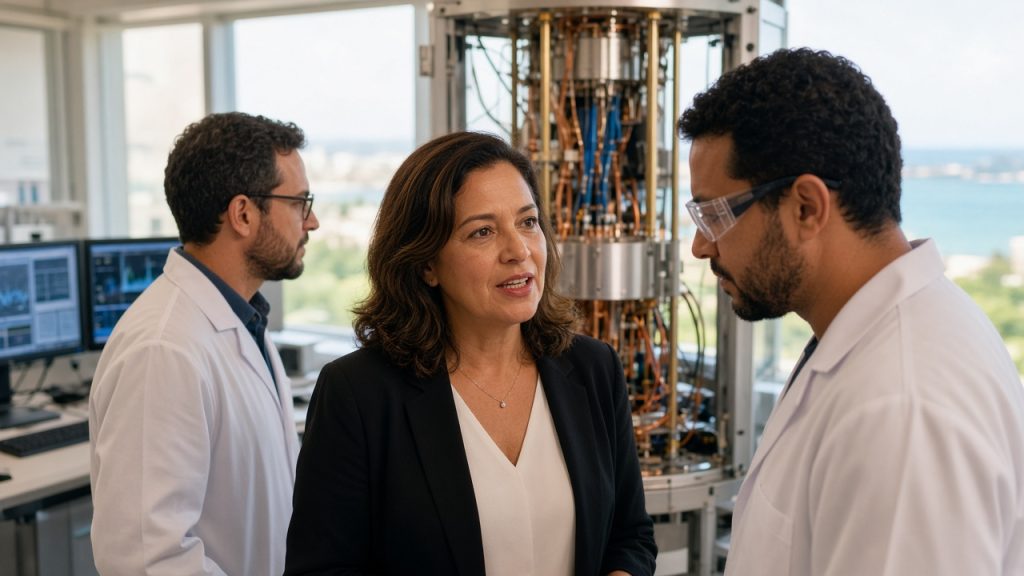 Senai Cimatec mobilizou R$ 569 milhões em inovação entre 2023 e 2026. Ministra do MCTI visita polo de tecnologia quântica na Bahia.