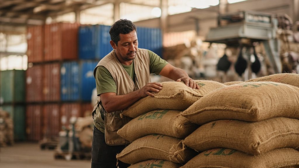 Brasil exportou 235,8 mil toneladas de café verde em setembro, ou 3,93 milhões de sacas, maior volume em 20 meses segundo dados da Secex.