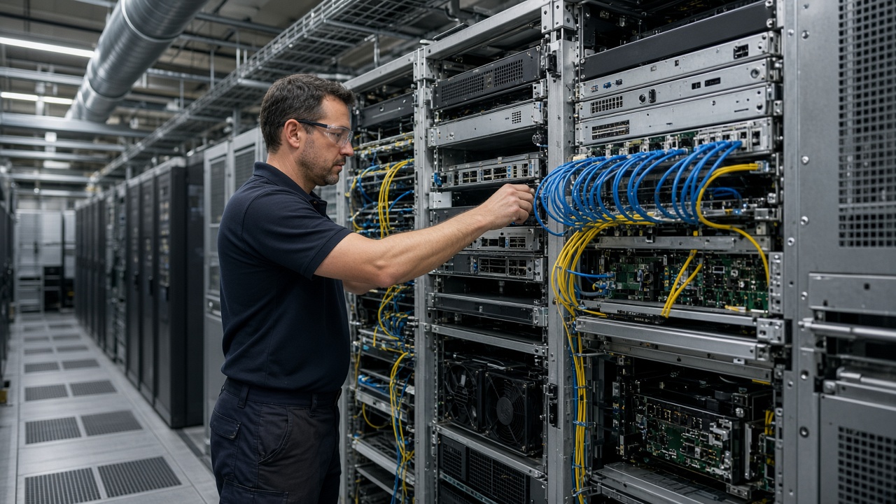 Data centers de IA exigem menos espaço, mas custam mais por megawatt, estima o BofA. Entenda o peso dos equipamentos e as condições de retorno do capital.