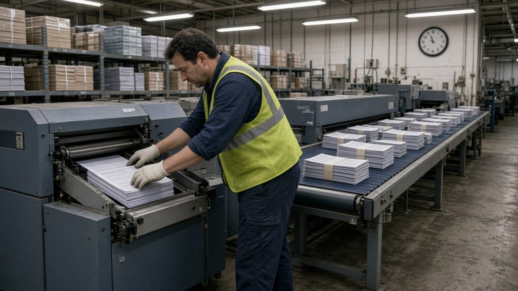 Encomendas eleitorais dão fôlego às gráficas, mas pedidos grandes e urgentes favorecem empresas com escala. Abigraf estima alta de 25% na receita.