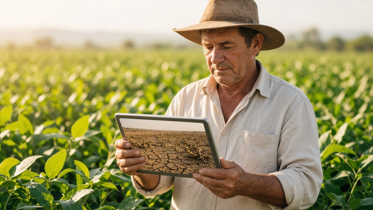 Calor, seca e perda de umidade do solo derrubaram a produtividade da safra de verão europeia. Entenda por que isso mexe com o agronegócio brasileiro.
