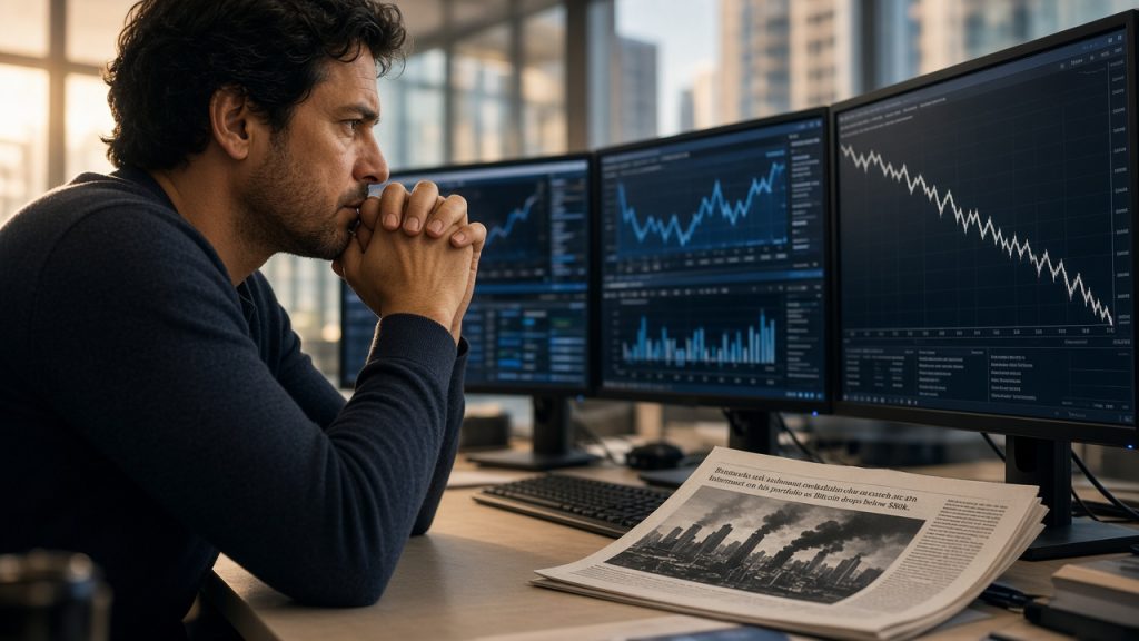Bitcoin caiu a US$ 79.700 em 24 de outubro, sob tensão no Oriente Médio. Entenda como o risco geopolítico pode alcançar as negociações de criptoativos.