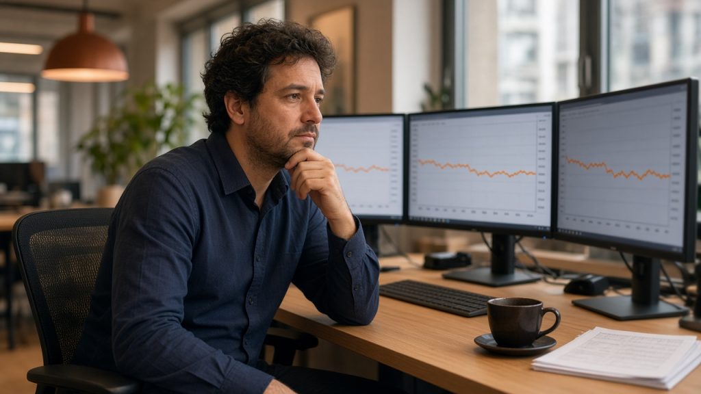 Bitcoin oscila pouco antes da decisão de juros nos EUA. Analistas divergem sobre a calmaria, e entradas em ETFs não confirmam uma tendência de valorização.