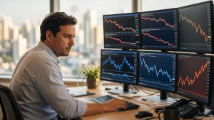 Bitcoin recuava 2,36%, a US$ 81.468, e ethereum caía 4,64%, segundo a Binance. Entenda o mecanismo econômico por tras da aversao a risco nas criptomoedas.